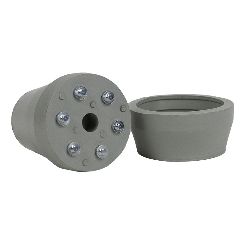 Bild von Artikel 801Z09 Stockgummi Eisbrecher mit Spikes und Deckel