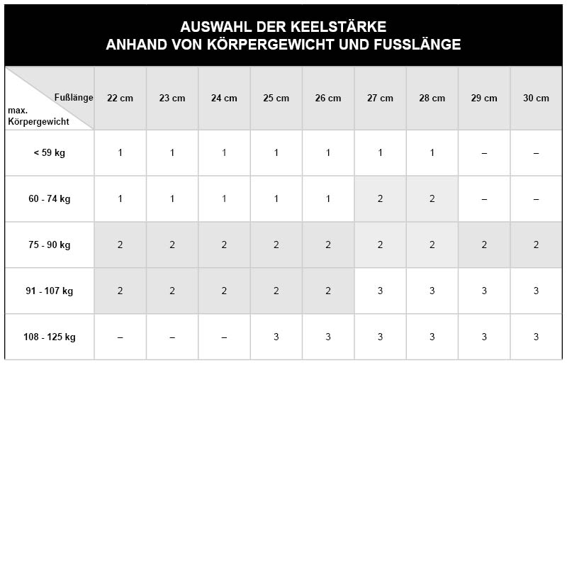 Bild von Artikel 204F81 Tabelle Aeris Performance LP Fuß